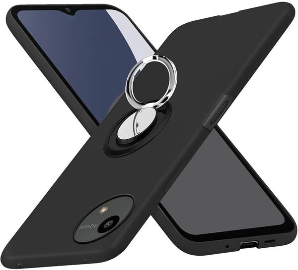 AQUOS wish4 ケース リング SH-52E カバー 透明 スマホケース