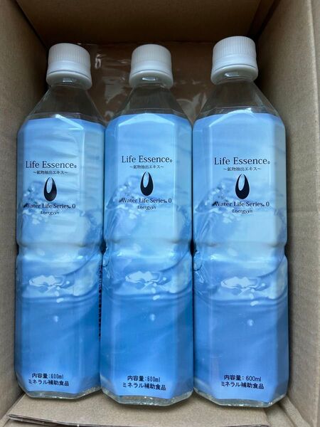 ライフエッセンス 600ml 3本 エコウォーター ECO WATER ミネラル ポタポタクラブ