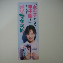 花鈴のマウンド　桐谷花鈴　桐谷美玲　しおり　女の子だって甲子園！　非売品 E-2_画像1