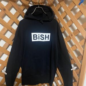 ピクセルパーカー THE GUERRiLLA BiSH XL ブラック アイドル プルオーバーパーカー 古着 黒 ブラック