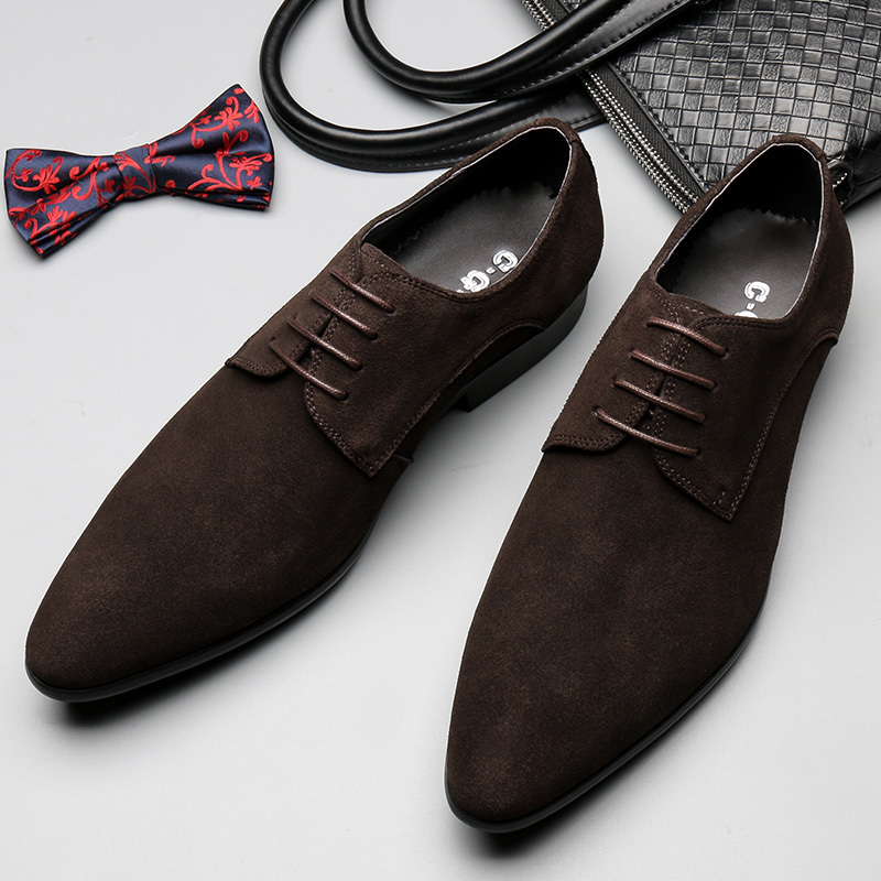 伊新品 Zegna ゼニア スエードレザー紳士靴 11万 ブラウン www