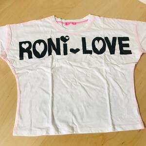 在庫市！！在庫一掃！衝撃プライズで大放出！　ロニィ　RONI　可愛い半袖Tシャツ　SM120　一枚のみ　女の子用洋服　子供服★送無あり★