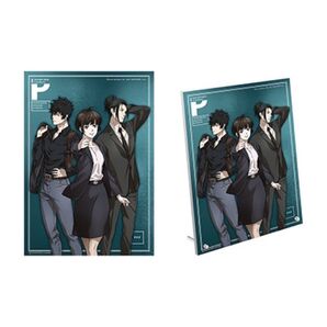 PSYCHO-PASS アクリルアートボード 常守朱& 狡噛慎也&宜野座伸元
