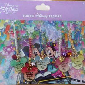 【未開封】東京ディズニーリゾート 七夕DAYS ねつけ 鈴付き 5個セット 2016年 バラ売り× お値下げ×