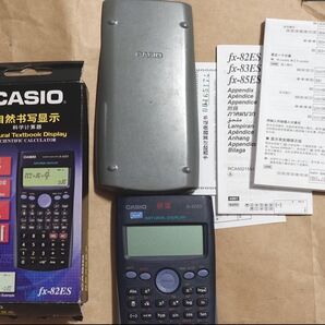 【美品】カシオ CASIO 関数電卓 fx-82ES-N テーブル計算 統計 電卓 関数電卓