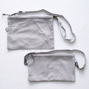 無印良品 ダブルファスナーケース・ショルダー付き2個セット