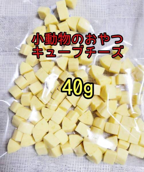 小動物 国産キューブチーズ 40g フェレット フクロモモンガ ハムスター リス 小動物おやつ フィッシュスティック