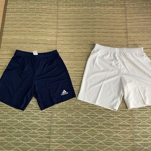 トレーニングハーフパンツ mizuno adidas
