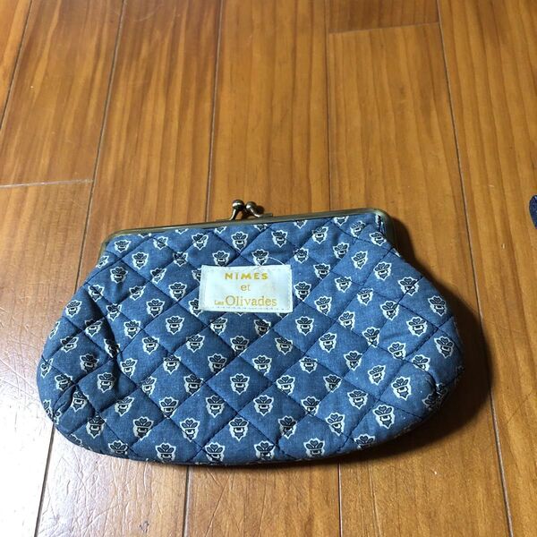 がま口ポーチ