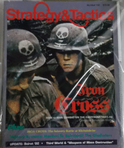 3W/STRATEGY & TACTICS NO.132 IRON CROSS/新品駒未切断/日本語訳無し