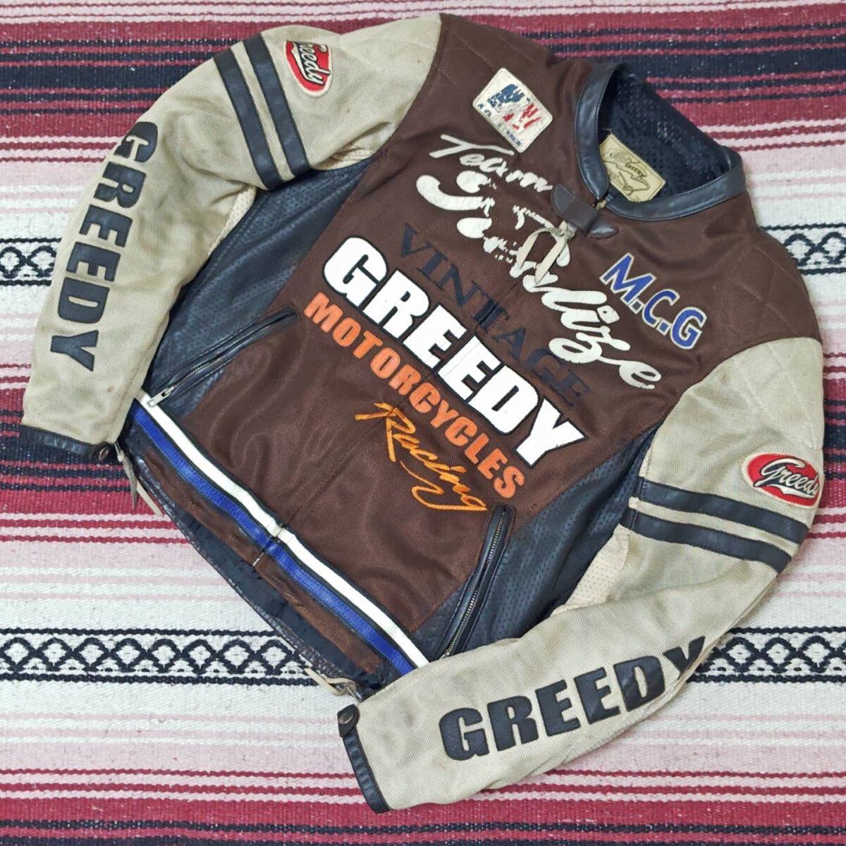 Yahoo!オークション -「greedy ジャケット」(Lサイズ) (レザー Yahoo!オークション -「greedy ジャケット」(Lサイズ) (レザー