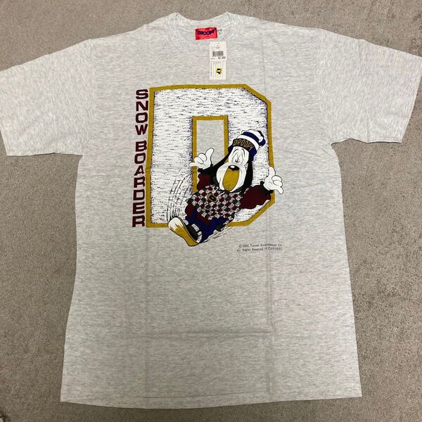 Lサイズ DROOPY ドルーピー Tシャツ スノーボーダー グレー