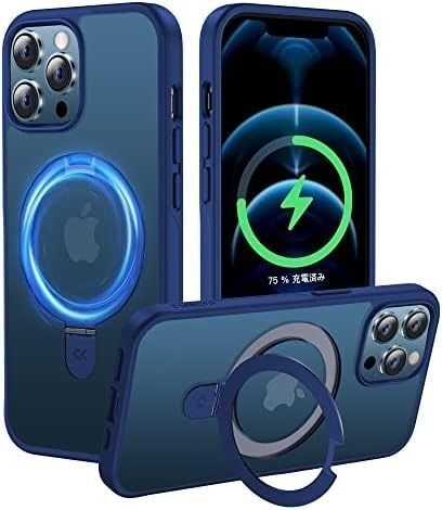 CASEKOO iPhone12ProMax 用 ケース (ブルー)