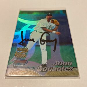 Juan Gonzalez RC 2002 Bowman’s Best RC auto