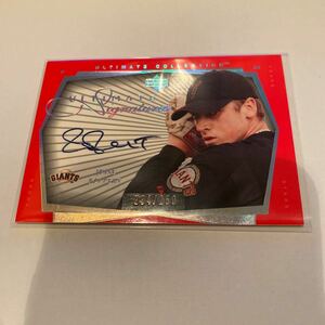 Jesse Foppert 2003 UD Ultimate Collection auto /250