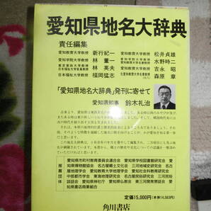 愛知県地名大辞典