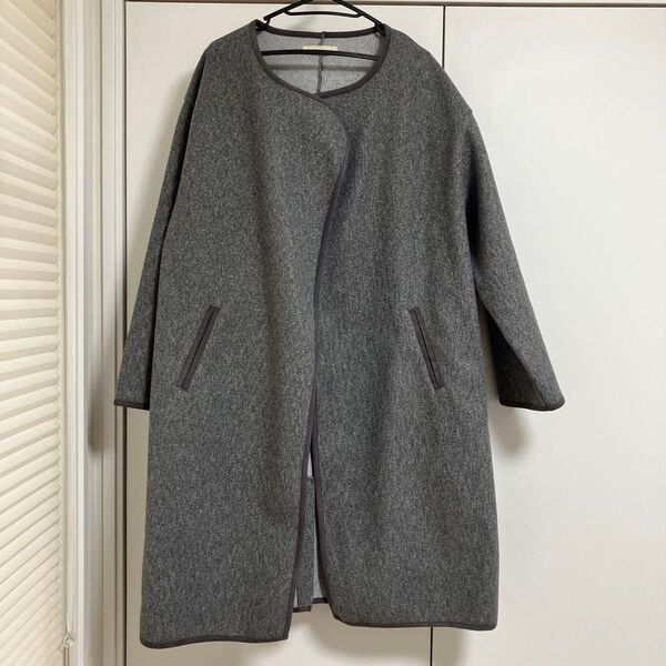 SHOO-LA-RUE グレー ロングコート Lサイズ