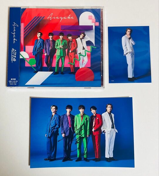 超特急 Asayake 直筆サイン ポスカ トレカ CD 3点セット タカシ