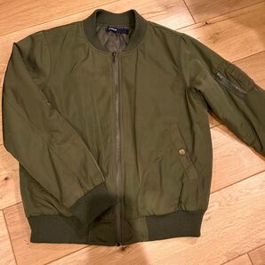 AS KNOW AS カーキブルゾン
