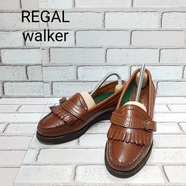 【REGAL walker】リーガル ウォーカー キルトモカシン タッセルローファー レザー