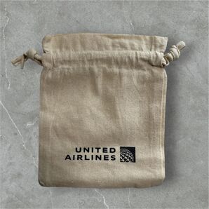 【非売品】ユナイテッド航空 巾着ポーチ