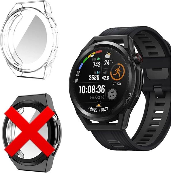 Huawei Watch GT3 SE 対応カバー TPU全面保護ケースクリア