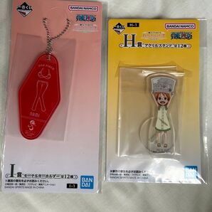 メモリーオブヒロインズ 一番くじ ワンピース ナミ アクリルスタンド モーテルキーホルダー