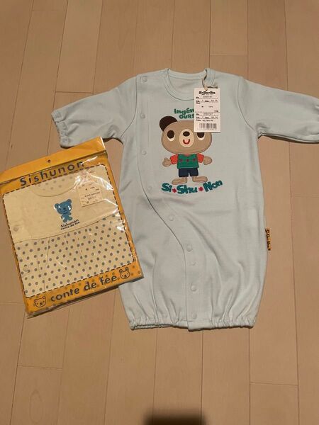 未使用 sishunon シシュノン ロンパース カバーオール ベビー服