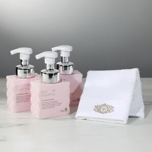 ビオール オーガニクスクレンジングソープ VCEX ロゼ&ネロリ 3本 ☆ハンドタオル付き☆