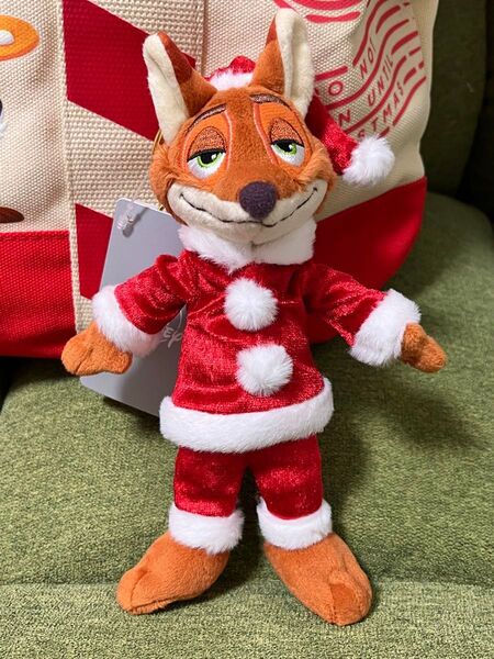 ズートピアクリスマス ニック キーホルダーキーチェーン ディズニーストア
