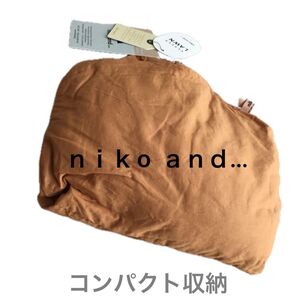 niko and.../ローンクシャクシャワンピース オレンジ 新品(タグ付き)