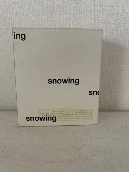 COMME des GARSONSパルファム SNOWING限定2500 シリアルNO1408 外箱のみ訳あり