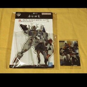 一番くじ B賞 スレッタ&ミオリネ&エアリアルアクスタ イタジャガ カードセット