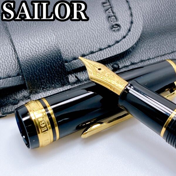 万年筆 SAILOR セーラー ペン先21金 21K インク 付き