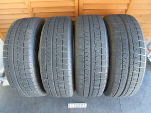 Y2230 ②★[一台分・買得品]★冬215/65R16インチ98Q BRIDGESTONE BLIZZAK REVO GZ★アルファード ヴェルファイア エリシオン エルグランド