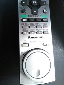 ★☆Panasonic DVD テレビ　リモコン　EUR7632X20 パナソニック★☆191115