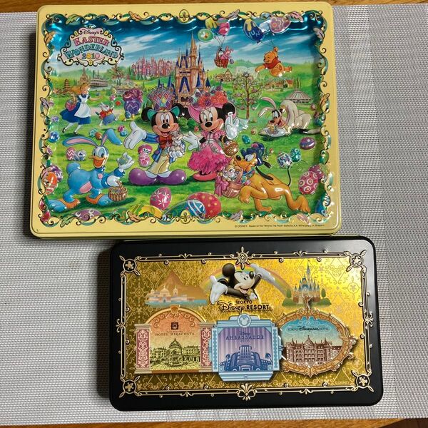 ディズニー お菓子空き缶 2個セット