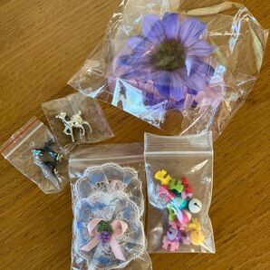 髪留め、手芸用ボタン色々まとめ売り