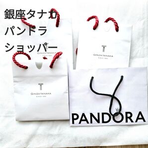 【ジュエリー用】ギンザタナカ&パンドラ ショップ袋