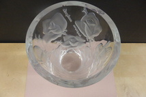 ★未使用品★　ラリック クリスタル　LALIQUE イスパン フラワーベース　ベース　花瓶　花器　高さ24cm 1223900_画像4