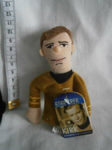  magnet attaching .STAR TREK( Star Trek ) Captain Kirk( car k boat length ) finger doll tag attaching 