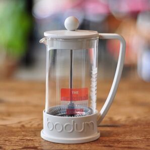 【新品】bodum Brazil ブラジル フレンチプレス コーヒーメーカー オフホワイト HARIO