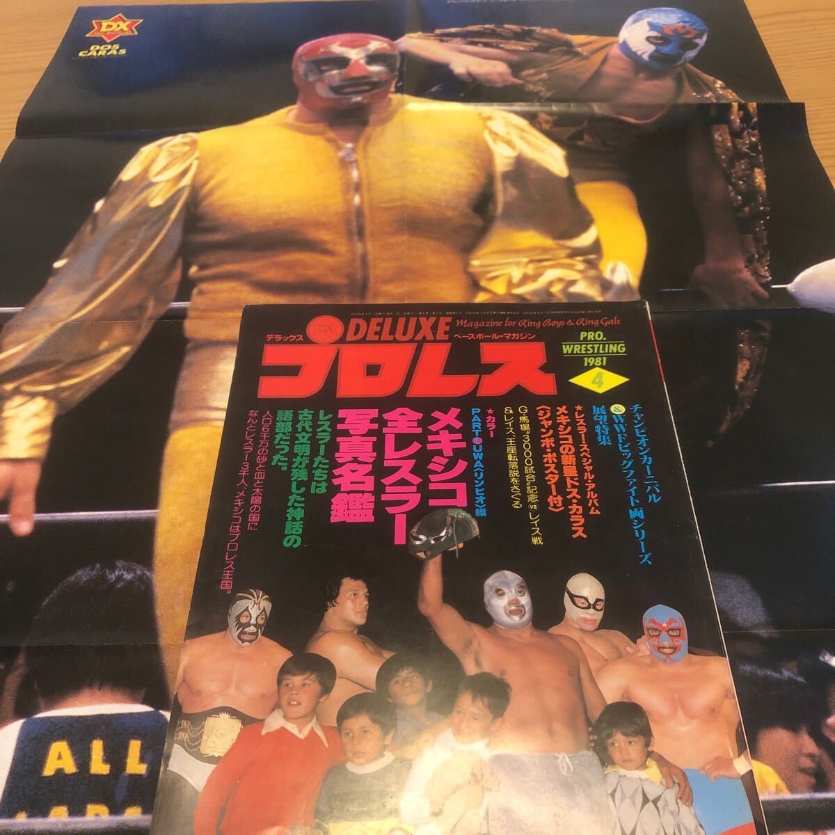ミル・マスカラス 来日興行 非売品 B2サイズポスター Yahoo!オークション - ドス・カラス ミル・マスカラス ポスター