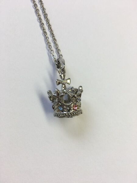 ネックレス ペンダント アクセサリー シルバー ラインストーン