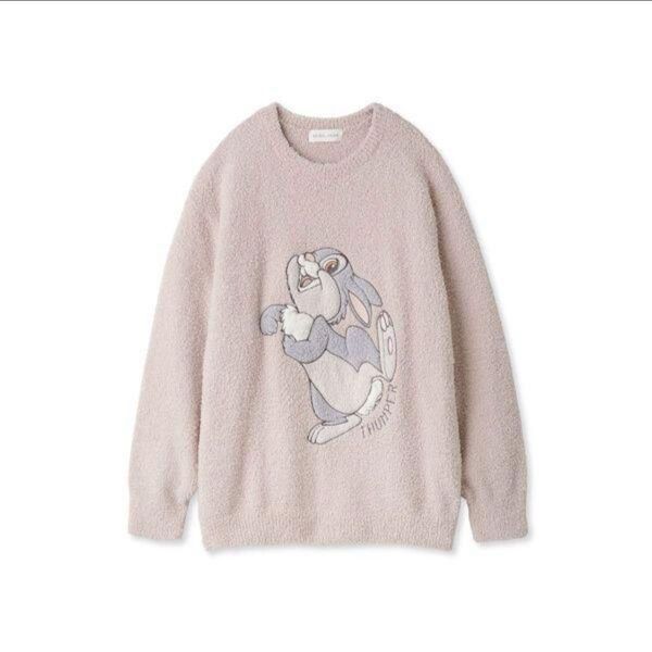 【Bambi】スナイデルホーム SNIDEL HOME ミスバニー&とんすけ ジャガードニットプルオーバー パジャマ ルームウェア