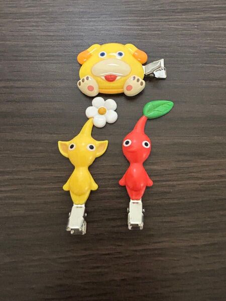 ピクミン ヘアクリップ 赤ピクミン 黄色ピクミン オッチン