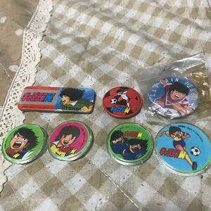 # used retro that time thing ga tea? Cosmos? Captain Tsubasa plastic bachi. can bachi7 piece set . toy, cheap sweets dagashi shop?