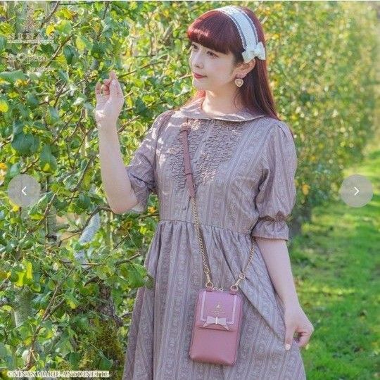 しまむら青木美沙子 ショルダーバッグ ローズピンク