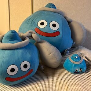 ドラゴンクエストウォーク AM☆おおきなぬいぐるみ+ぬいぐるみ+ちいさなぬいぐるみ☆スラミチ3種類セット☆新品未使用