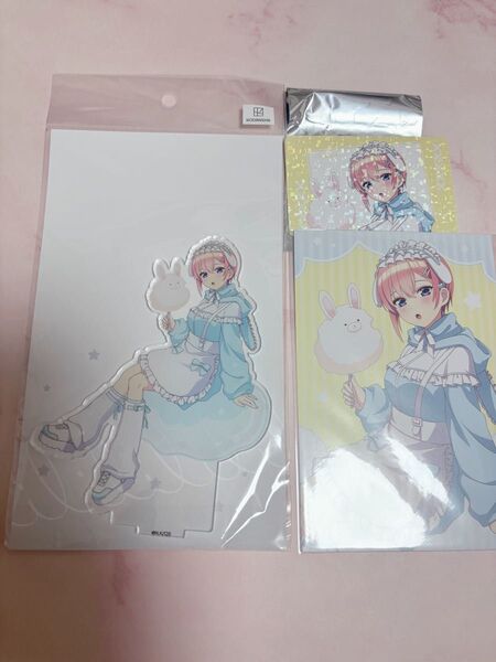 五等分の花嫁 ツリービレッジ 中野一花 アクスタ ホログラムカード ポストカード